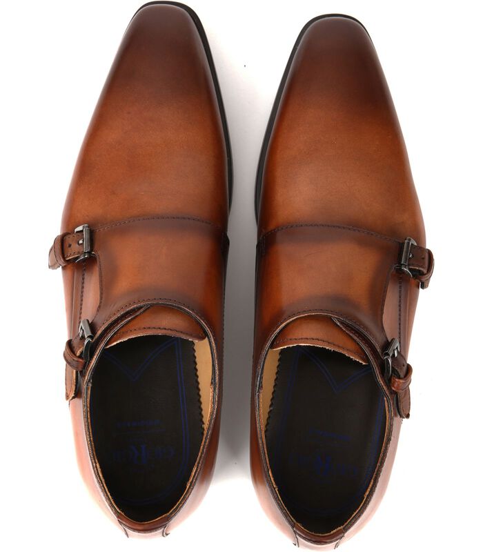 Giorgio Scandicci Shoe Monk Strap Brown image number 4