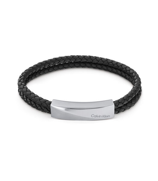Calvin Klein Bracelet cuir noir 35000097