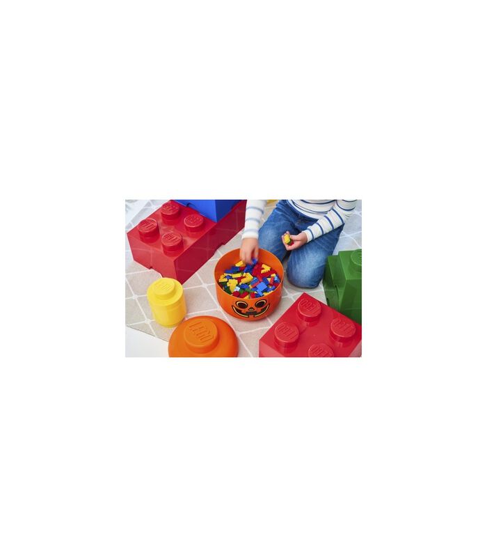 Boîte rangement LEGO tête Citrouille Ø 24 x 27.1 cm image number 1