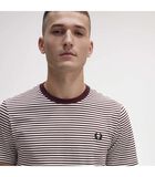 T-Shirt À Fines Rayures Fred Perry image number 4