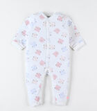 Jersey pyjamapakje met Nouky print, ecru/aqua/roos image number 0