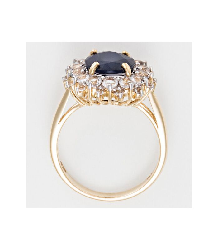 Ring 'Soleil Bleu' geelgoud image number 4