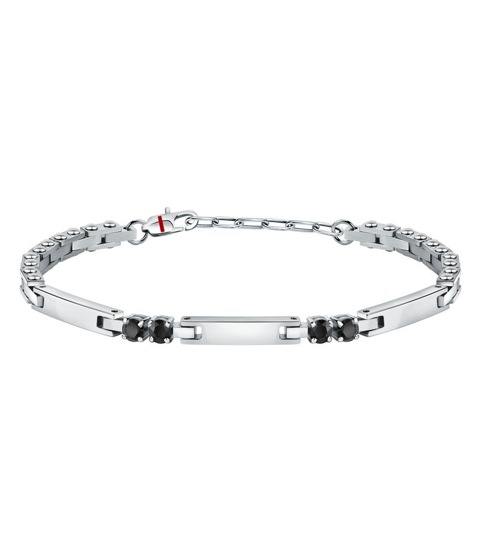 Bracelet en acier et cristaux TENNIS image number 0