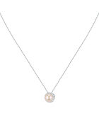 Collier en or blanc 375%,  perle B-CLASSIC image number 0