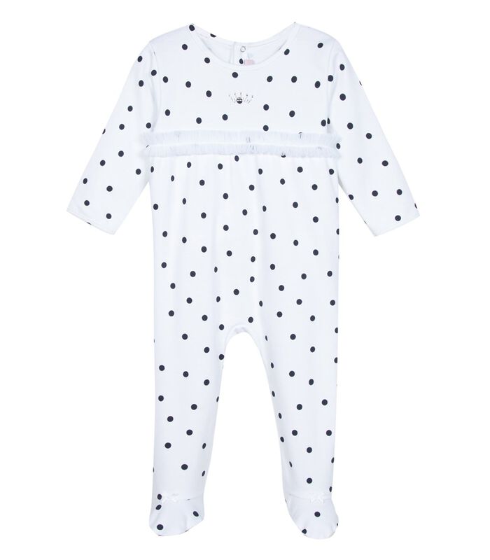 Katoenen pyjama met voeten image number 0