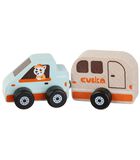 Wooden toy "House on wheels" image number 0
