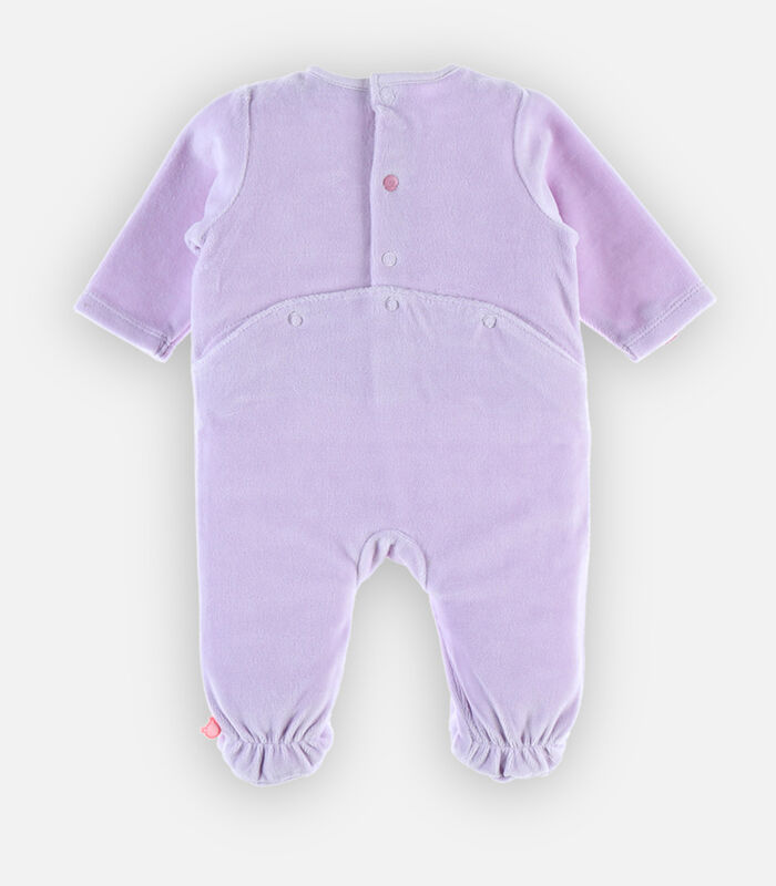 Fluwelen pyjama, lila image number 3