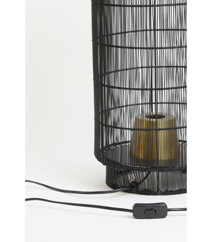 Lampe de table/Lanterne GRUARO - Fil noir antique-bronze image number 4