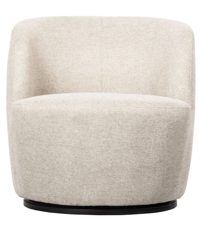 Serra Draaifauteuil - Polyester - Off White  - 75x70x69 image number 1