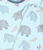 Pyjama 2 pièces imprimés éléphants en jersey, image number 4