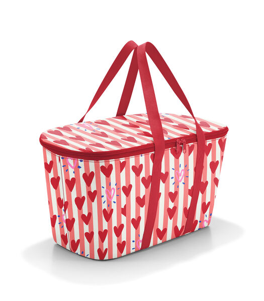 Coolerbag - Sac de Refroidissement - Hearts & Stripes Rouge