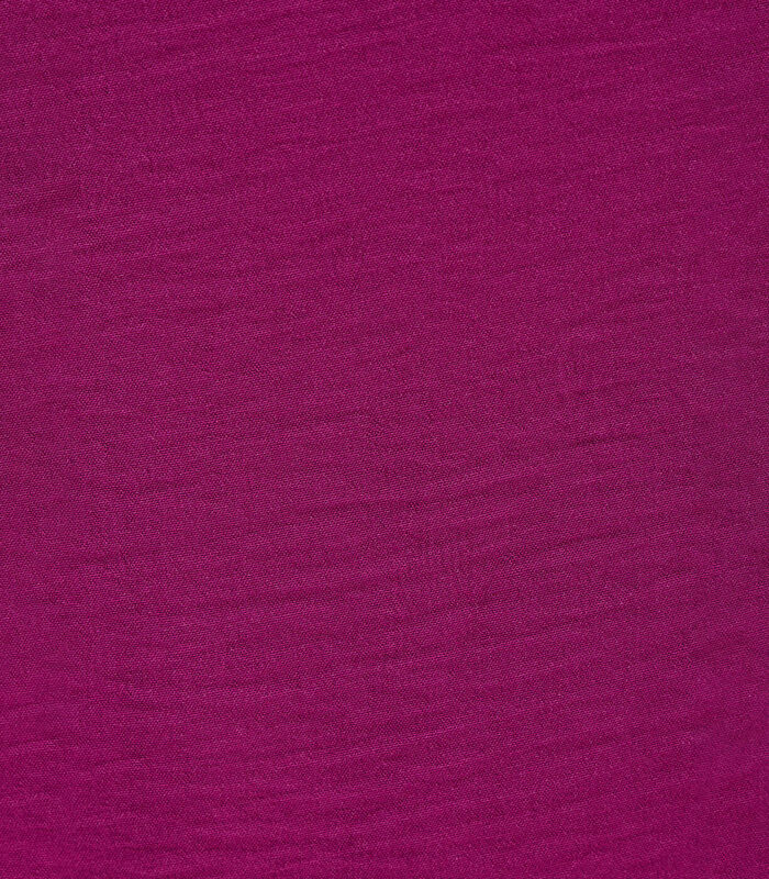 Robe longue faux portefeuille violette manches courtes image number 4