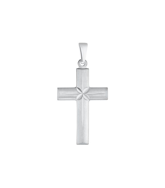 Motief tag voor dames en heren, unisex, 925 Sterling zilveren | kruis image number 0