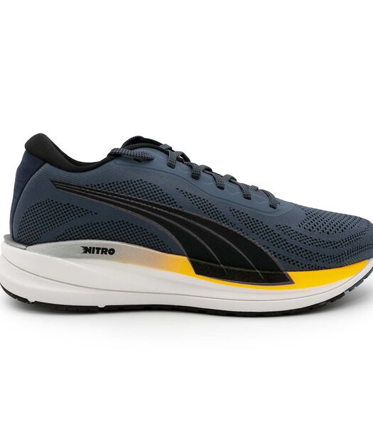 Puma Magnify Nitro Gebreide Grijze Sportschoenen