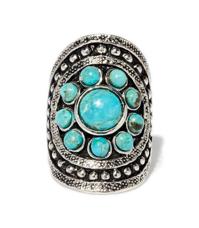 Bague "Puxam Turquoise" Argent 925 image number 0