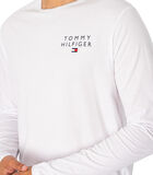 T-Shirt Met Lange Mouwen En Logo Op De Borst image number 3