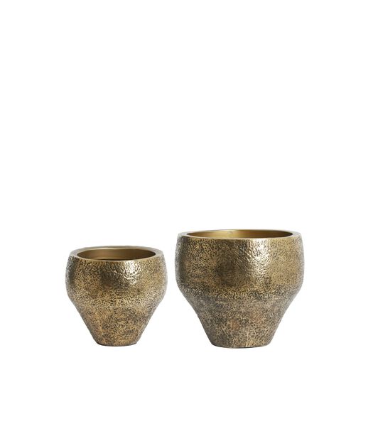 Pot à fleurs Lioux - Bronze - Ø49+Ø39cm