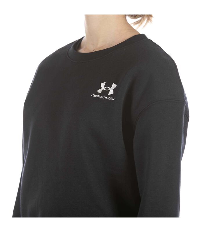 Under Armour Essential Fleece Zwart Sweatshirt image number 4