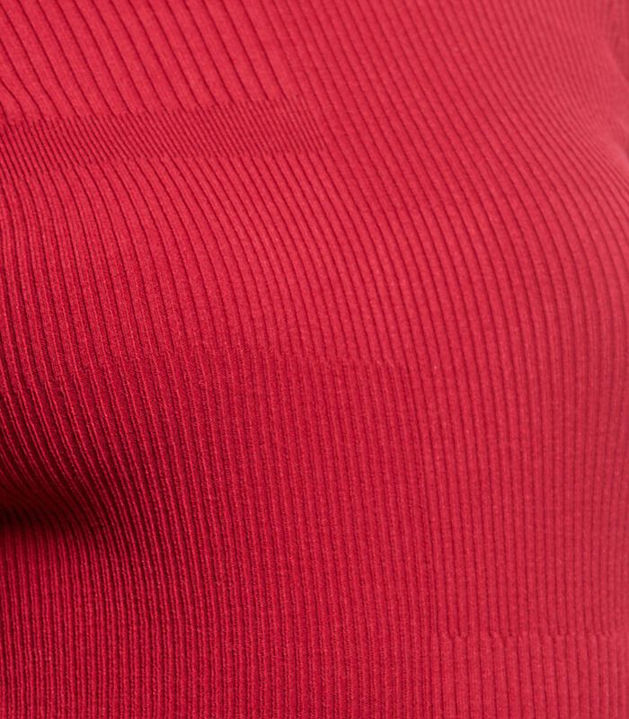 Rode trui met rechte col GIMILI image number 4