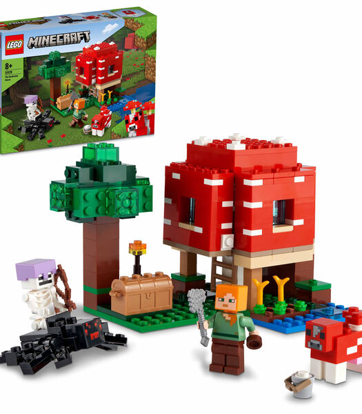Minecraft 21179 La Maison Champignon Set pour Enfants