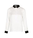 Chique blouse met hoge kraag MILLER image number 0
