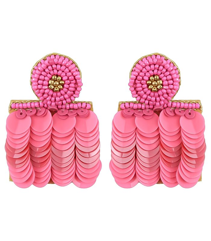 Boucles d'oreilles 'Bolero Pink' image number 0