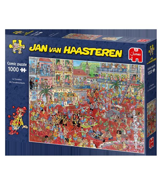 Puzzel Jan van Haasteren La Tomatina - 1000 stukjes