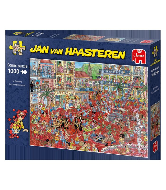 Puzzel Jan van Haasteren La Tomatina - 1000 stukjes image number 0