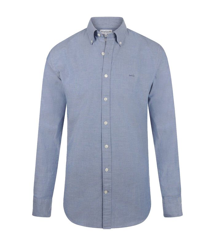 Overhemd Oxford Blauw image number 0