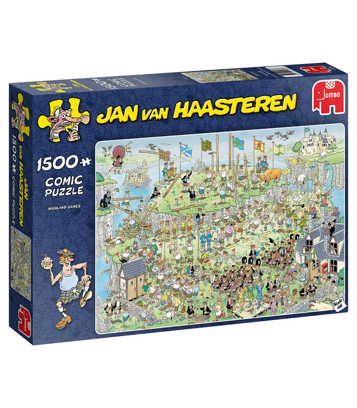 puzzel Jan van Haasteren Highland Games - 1500 stukjes image number 0