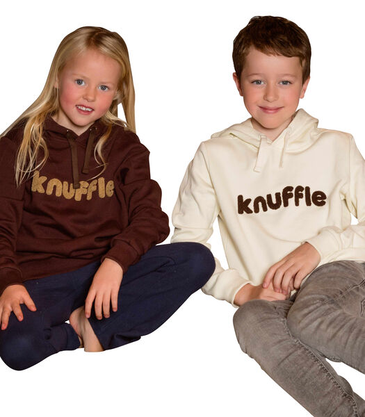 Knuffle Hoodie - taille 128 - couleur Blanc Crème