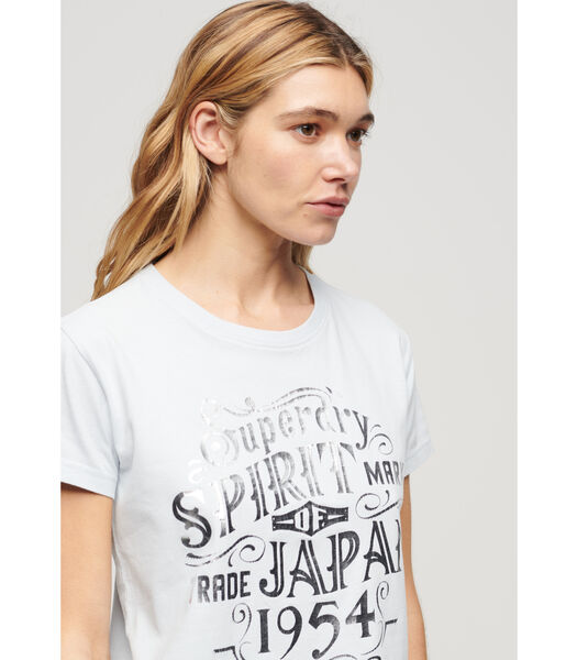 T-shirt ajusté métallisé femme Workwear