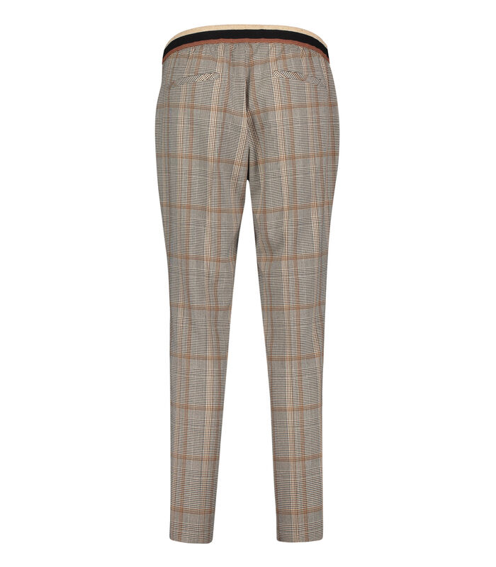 Pantalon à carreaux à plis repassés image number 3