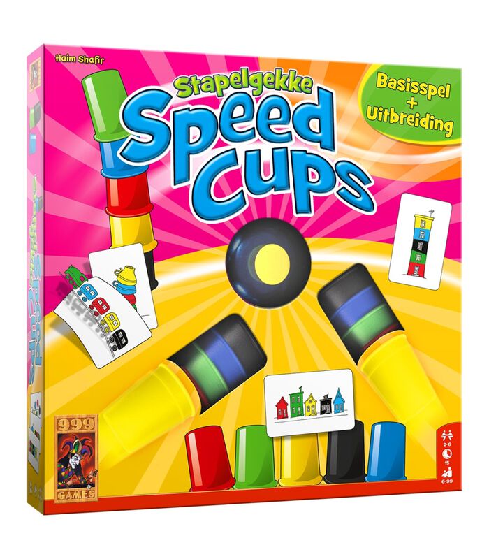 999 Games Stapelgekke Speed Cups Jeu de compétences motrices fines Enfants image number 0