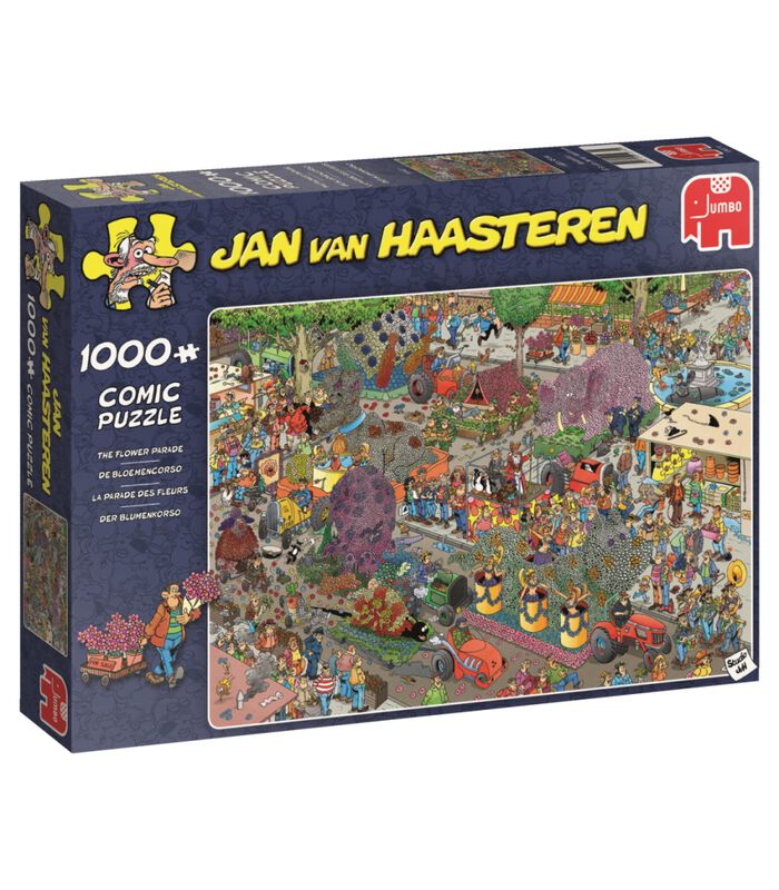 puzzel Jan van Haasteren De Bloemencorso - 1000 stukjes image number 0