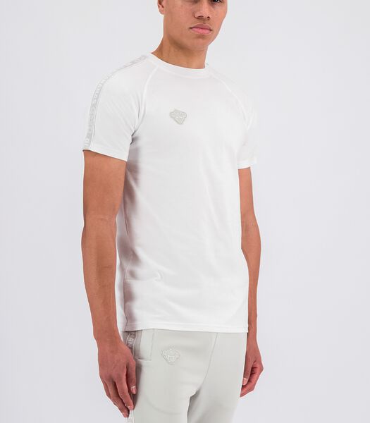 Taped T-Shirt, Blanc