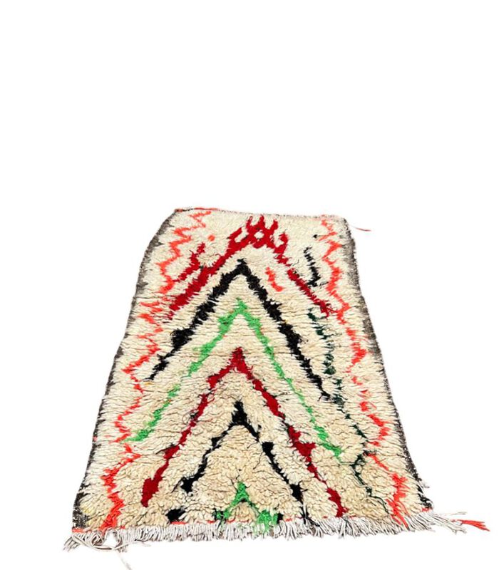 Tapis Berbere marocain pure laine 80 x 150 cm image number 2