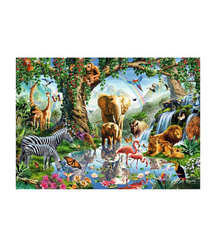 puzzel Avonturen in de jungle - 1000 stukjes image number 1
