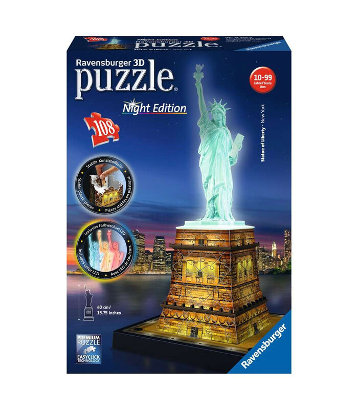 Puzzle 3D Statue de la Liberté illuminée image number 2