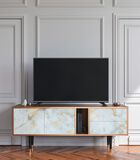 T1 Golden Waves - Tv-meubel - 2 deuren en 2 laden image number 1