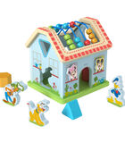 Houten speelgoed Disney Mickey activiteitenhuis image number 0