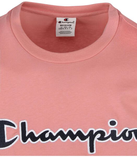 Champion T-Shirt Script Logo Rose