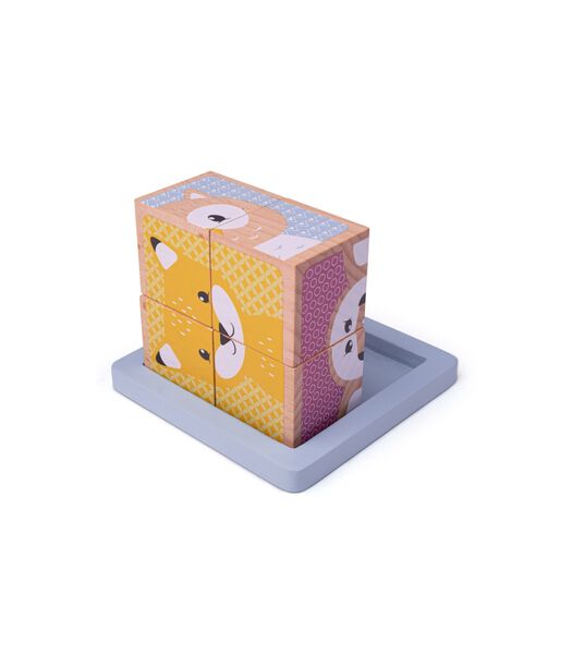 Bigjigs Cube Puzzle bois FSC 100%