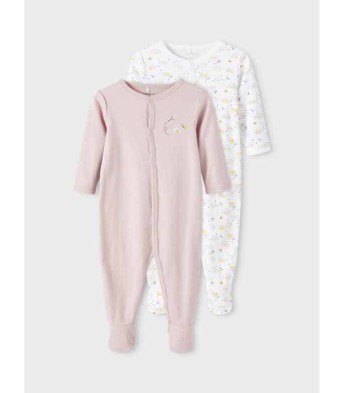 Set van 2 pyjama's voor babymeisjes Nightsuit image number 4