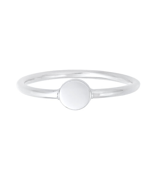 Ring Dames Stacking Ring Platelet Geo Basic Trend Blogger In 925 Sterling Zilver