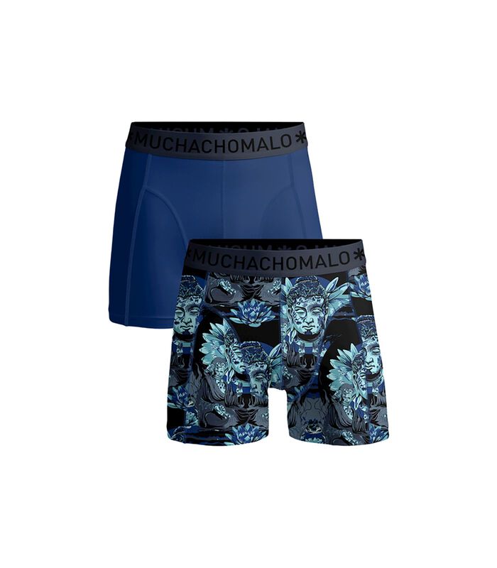 Boxershorts 2-Pack Budavir Blauw image number 0
