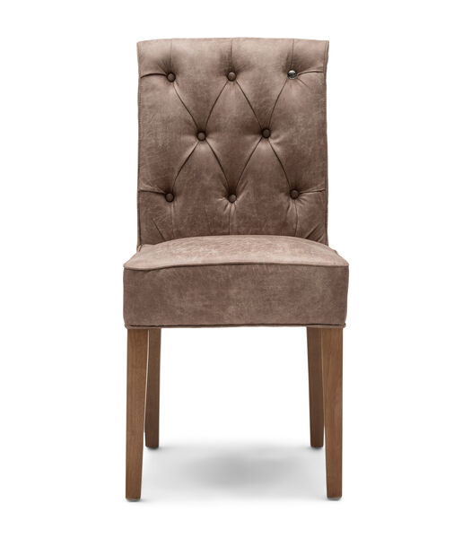 Chaise de salle à manger - Hampton Classic Pellini Camel - 50x65x97.5 cm