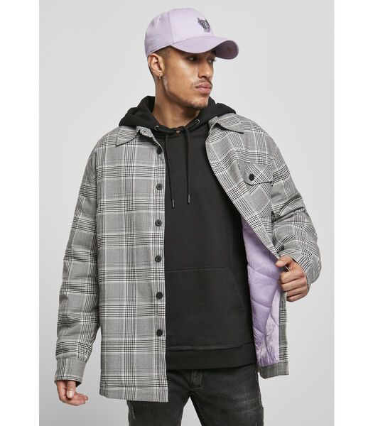 Veste plaid out quilted