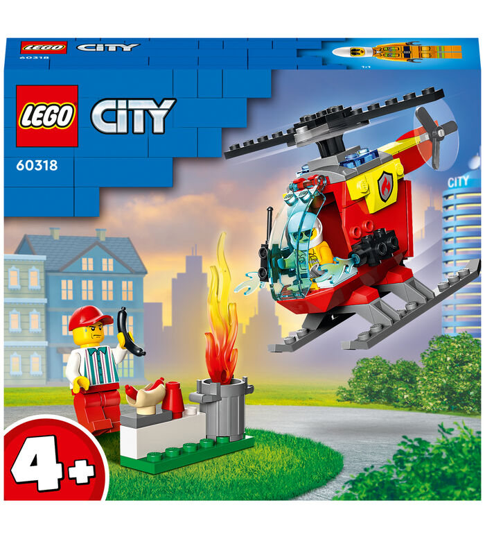 LEGO City Fire 60318 L'Hélicoptère des Pompiers image number 0