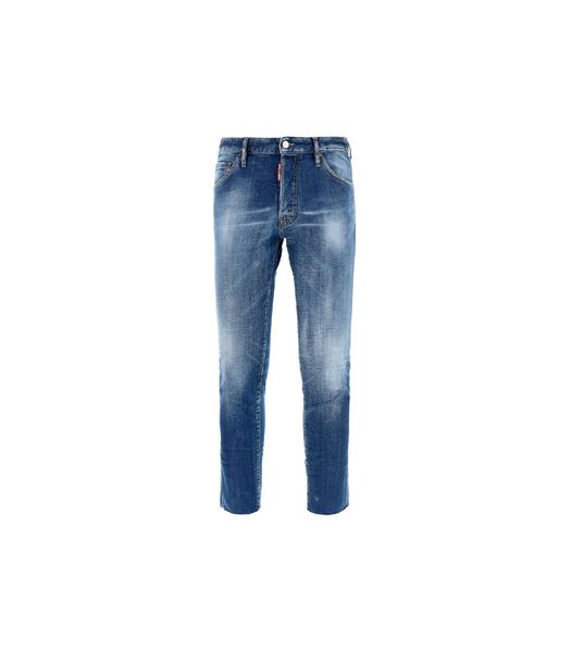 Donkerblauw Katoen Jeans